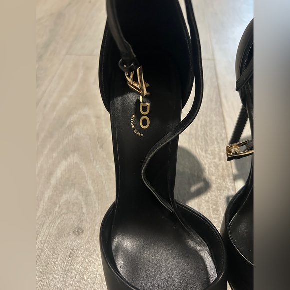 Aldo black bliege heels stiletto - Picture 13 of 14